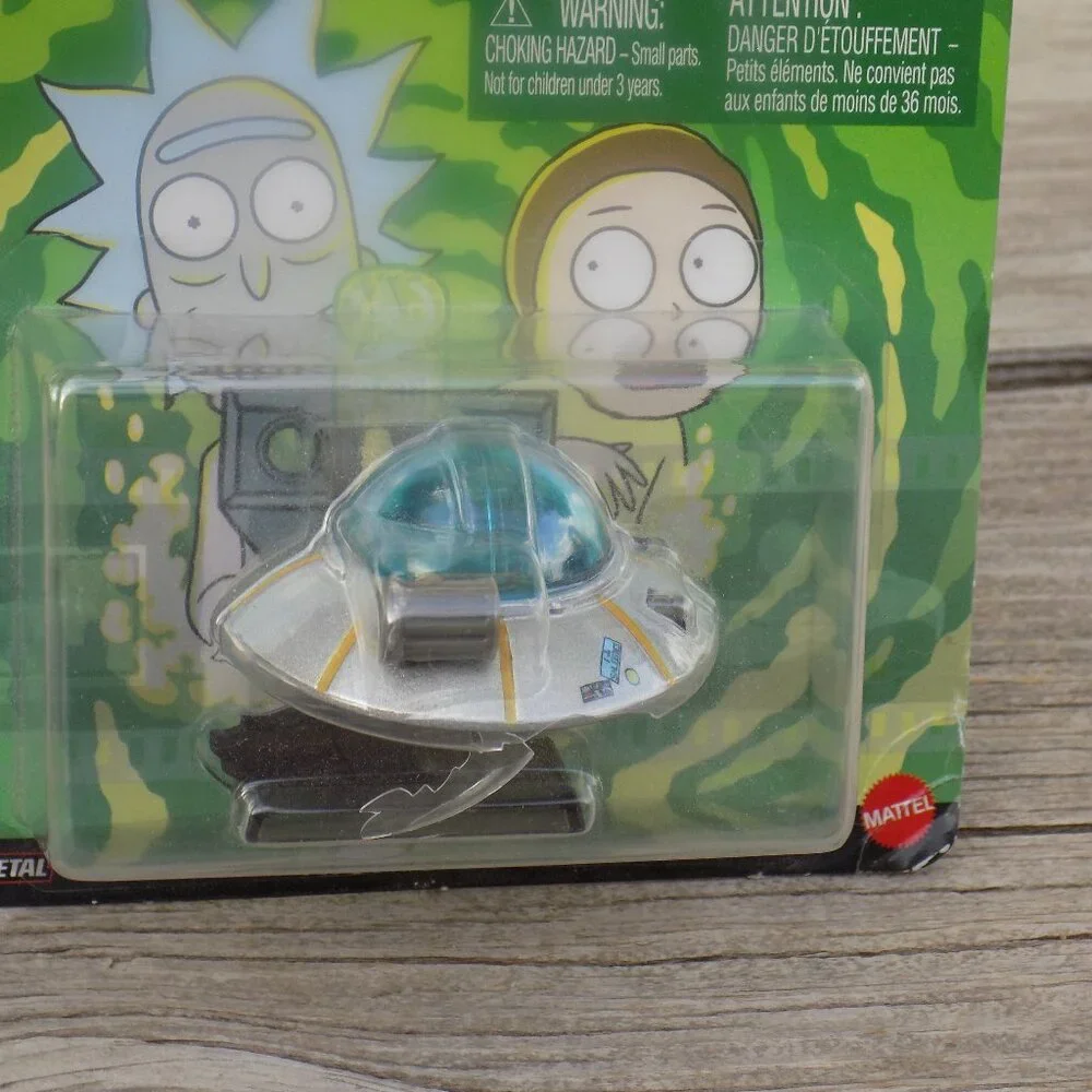 Hot Wheels Real Rider 1:64 Adult Swim Rick & Morty Rick's Ship - GJR47 NEW OLD *